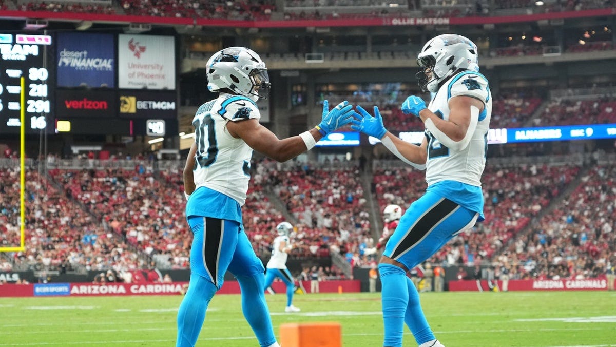 Chuba Hubbard player props odds, tips and betting trends for Week 3