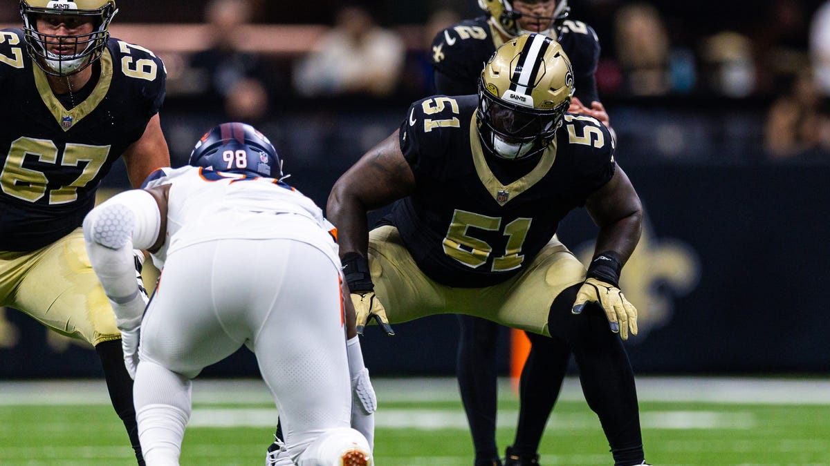 Saints must bench starters like Cesar Ruiz, Pete Werner after 0-2 start