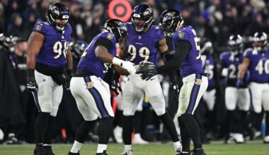 Ravens will play Lions without 4 starters in Week 3