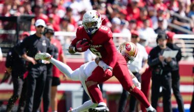 James Conner exits Arizona Cardinals-49ers game with injury