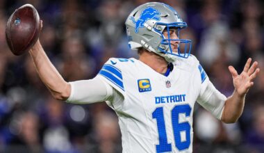 Lions win 38-30 over Ravens on Monday Night Football