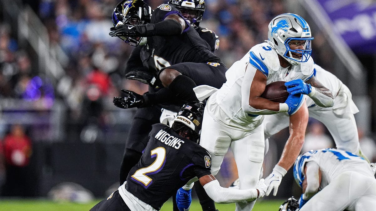 Detroit won by greatly reducing the Ravens' number of possessions