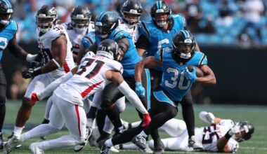 Chuba Hubbard injury update, status vs. Patriots in Week 4