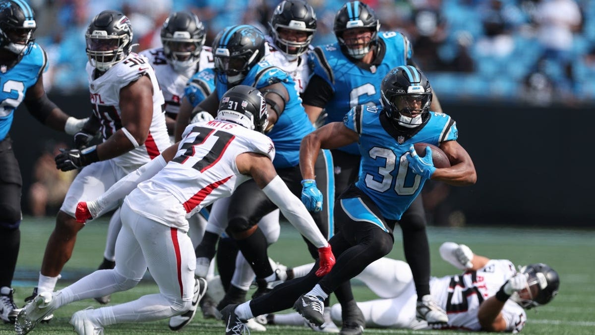 Chuba Hubbard injury update, status vs. Patriots in Week 4