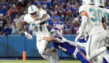 Ollie Gordon player props odds, tips and betting trends for Week 4