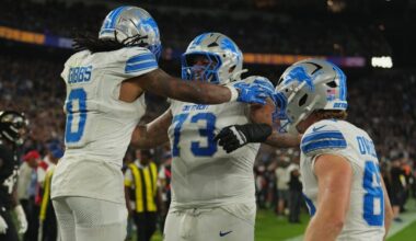 Jahmyr Gibbs player props odds, tips and betting trends for Week 4