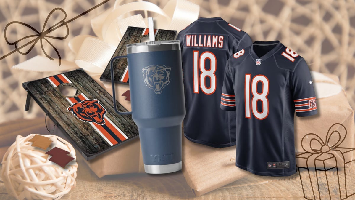 Chicago Bears 2025 holiday gift guide, shop Bears jerseys, gear, more