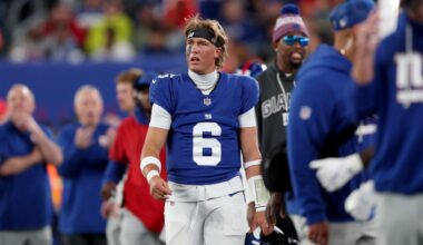 Giants make obvious decision to start Jaxson Dart but tough road ahead