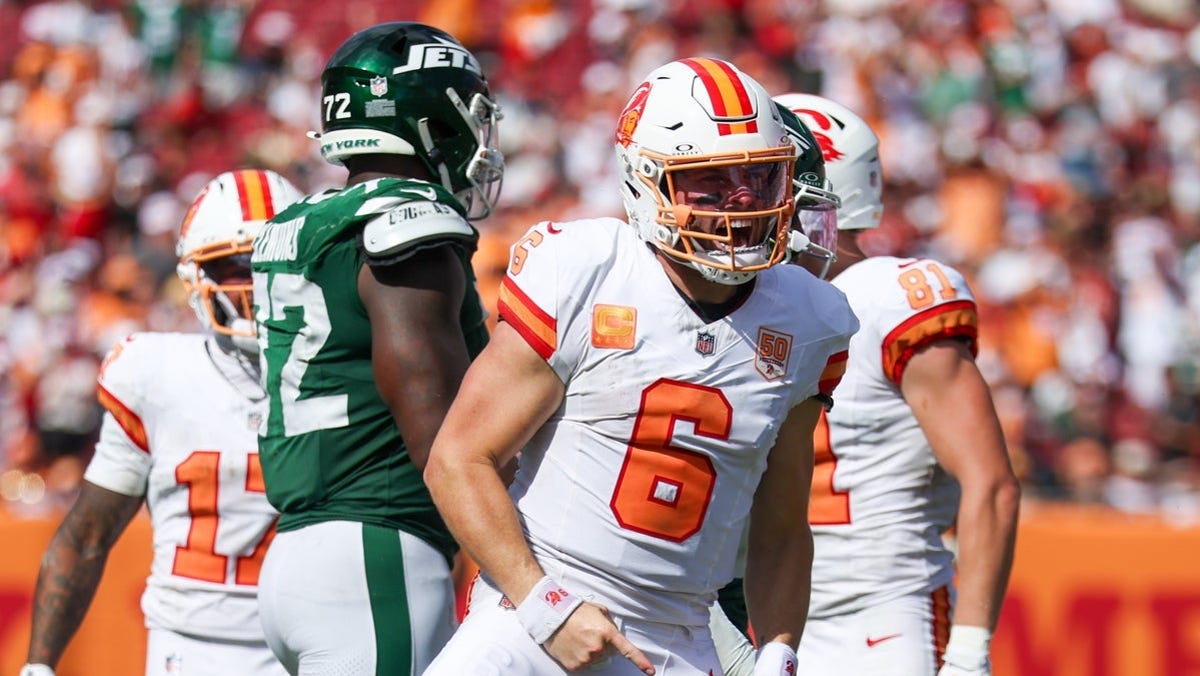 Baker Mayfield player props odds, tips and betting trends for Week 4