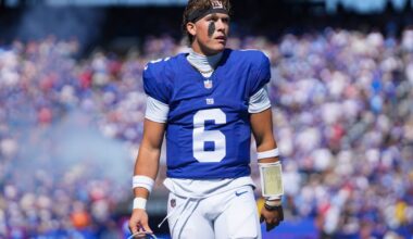 Jaxson Dart stats, highlights, grade from Week 4 NY Giants' victory