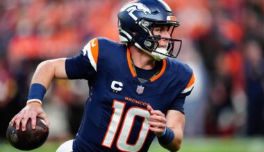 Broncos QB Bo Nix runs for TD vs. Bengals