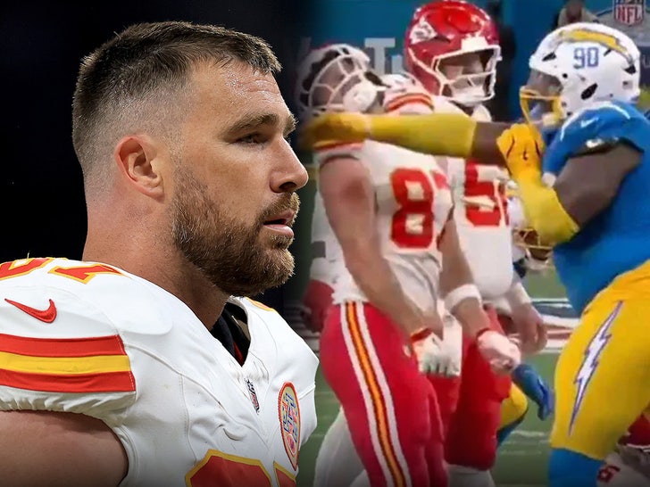 travis kelce slapped chargers main getty youtube composite