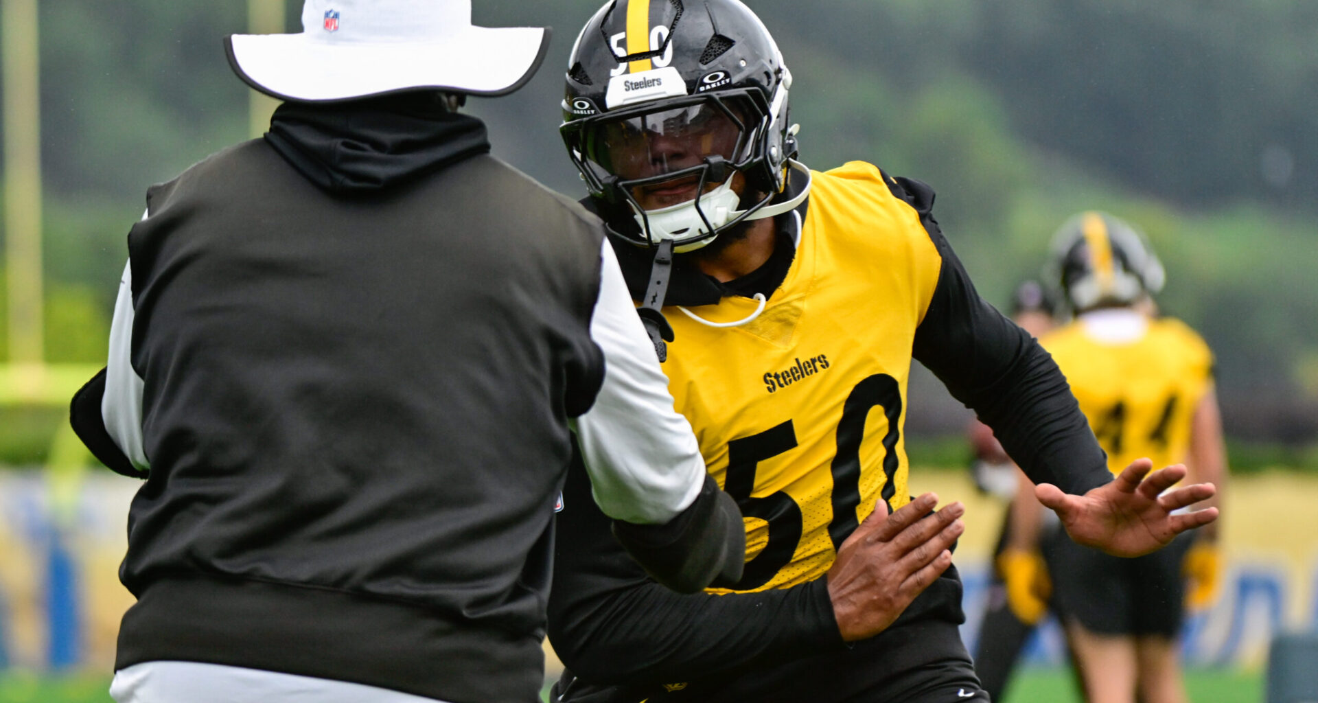 Heyward Not in Drills, New Role for Harrison