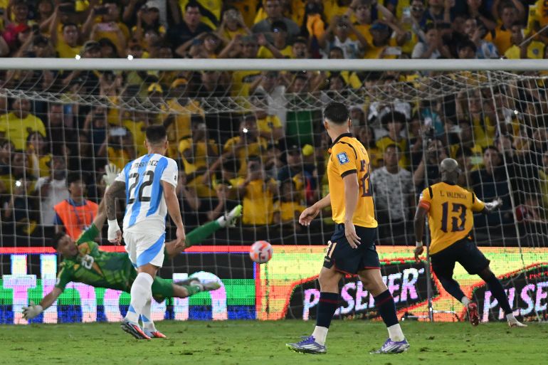 Enner Valencia in action.