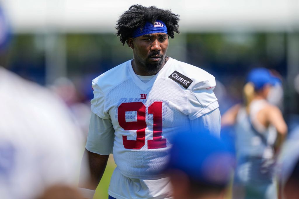 Giants D-Line coach preaches patience with rookie Darius Alexander