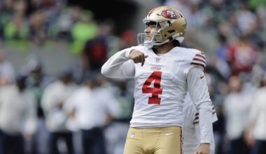 49ers waiving K Jake Moody after 2 missed kicks in opener: Source