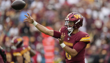 Marcus Mariota and a reconfigured Commanders offense run past the Raiders 41-24