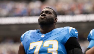 Chargers OL Mekhi Becton (concussion) won’t play Sunday – Orange County Register