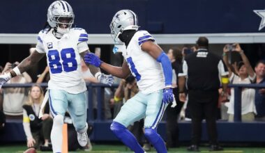 NFL fines Cowboys WRs CeeDee Lamb, George Pickens for Week 2 TD celebration