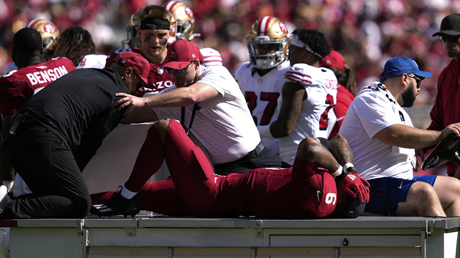 Arizona Cardinals James Conner injury 2025...