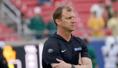 SMU head coach Rhett Lashlee responds to reports tying him to Arkansas job