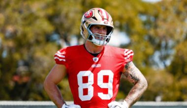 49ers' Luke Farrell relishes dirty work as blocking tight end