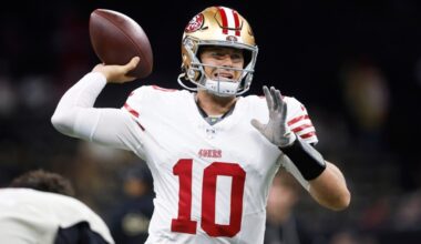 Jauan Jennings, Trent Williams suit up in Mac Jones' debut