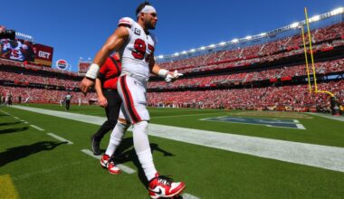 Star defensive end Nick Bosa tore ACL in 49ers-Cardinals game