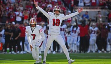 San Francisco 49ers claim first place in NFC West with 16-15 win over Arizona Cardinals