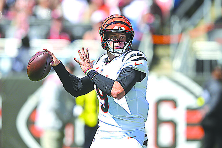 Joe Burrow looking to get out of the pocket more when Bengals host Jaguars | News, Sports, Jobs