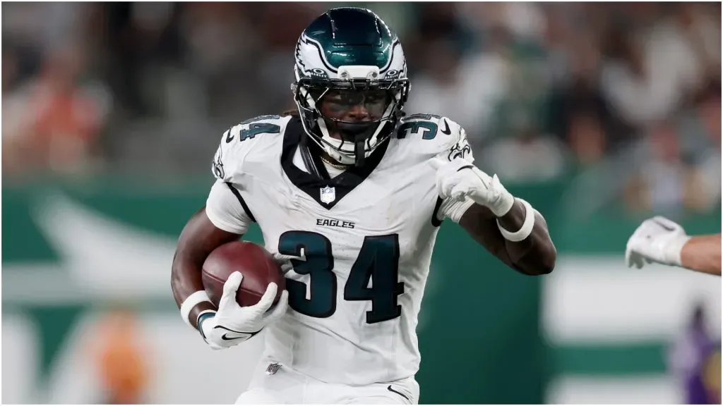 Montrell Johnson Jr. of the Philadelphia Eagles – Elsa/Getty Images