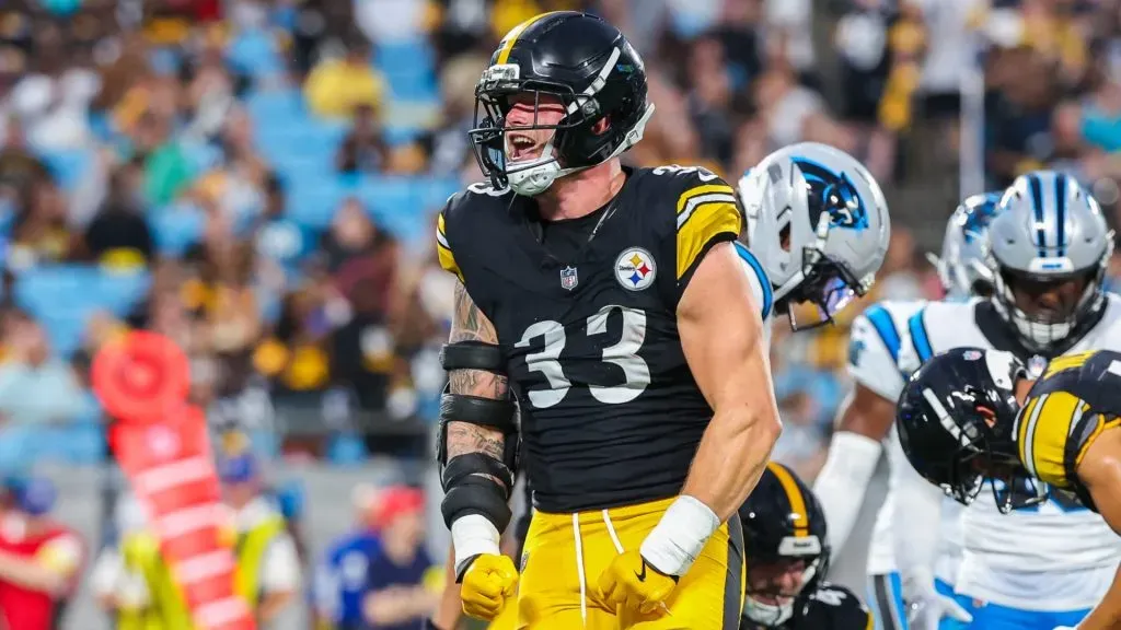 Jack Sawyer at Bank of America Stadium on August 21, 2025 in Charlotte, North Carolina