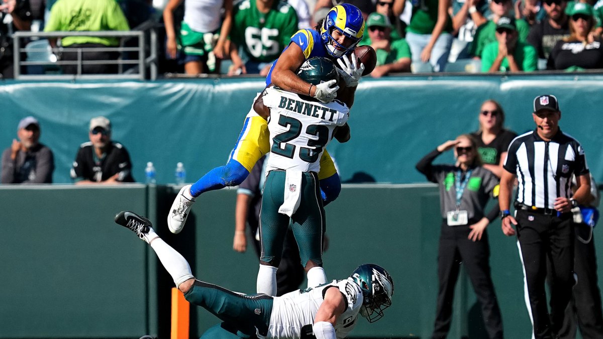 Eagles’ Jakorian Bennett survives being thrown into fire vs. Rams – NBC Sports Philadelphia