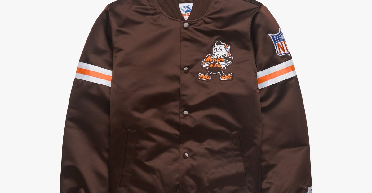 Cleveland Browns STARTER heavyweight jackets now for sale at HOMAGE in 2025