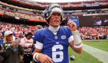 New York Giants Jaxson Dart Week 1...