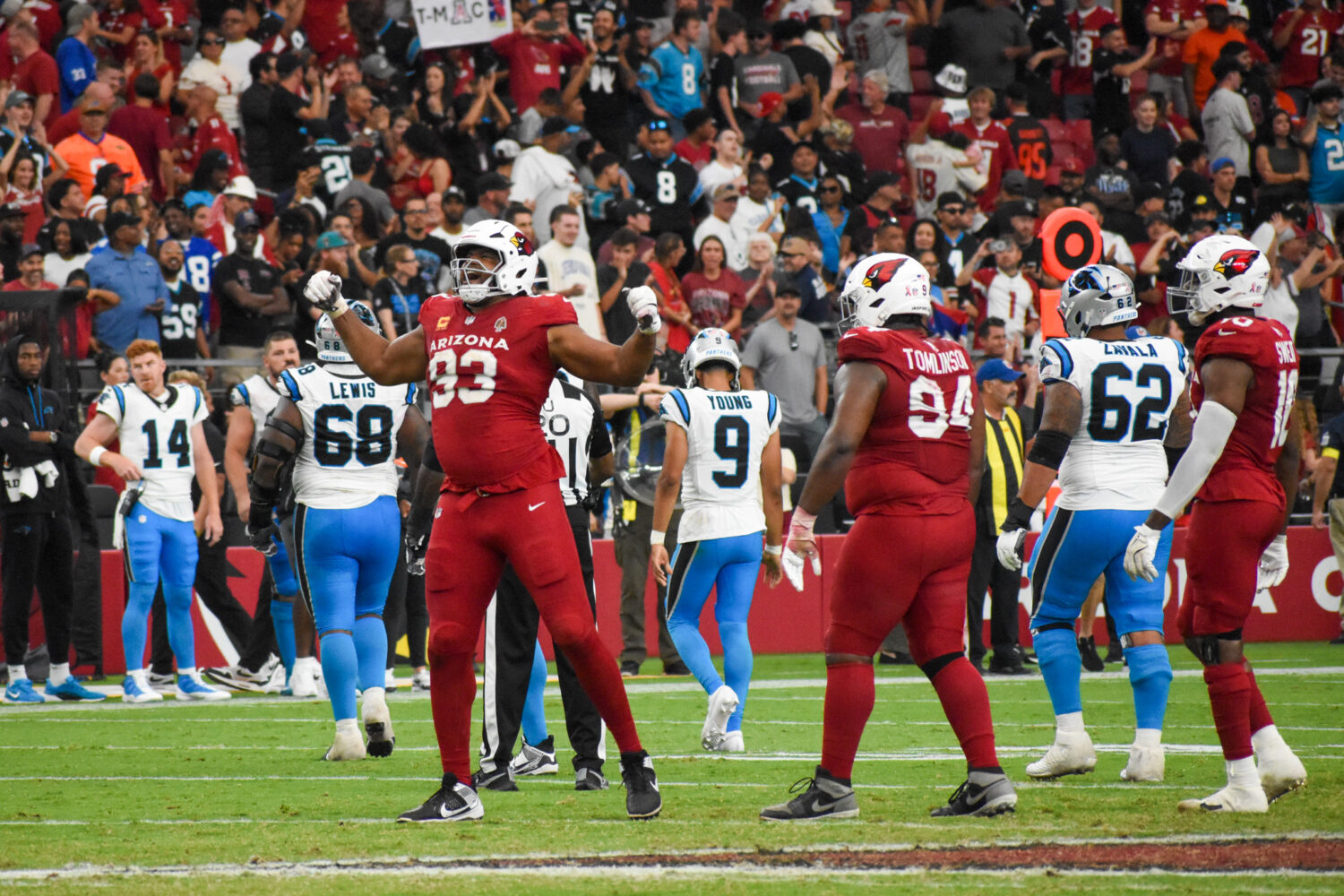 Calais Cambell after sacking Bryce Young...