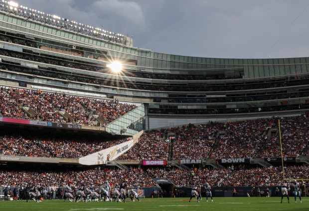 The Chicago Bears and Dallas Cowboys play on Sept. 21,...