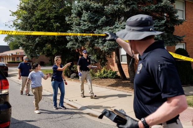 Members of the Federal Bureau of Investigation and other law...