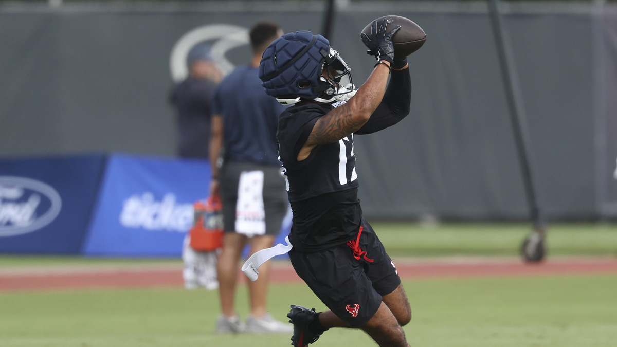 Houston Texans wide receiver Christian Kirk (13) during training camp