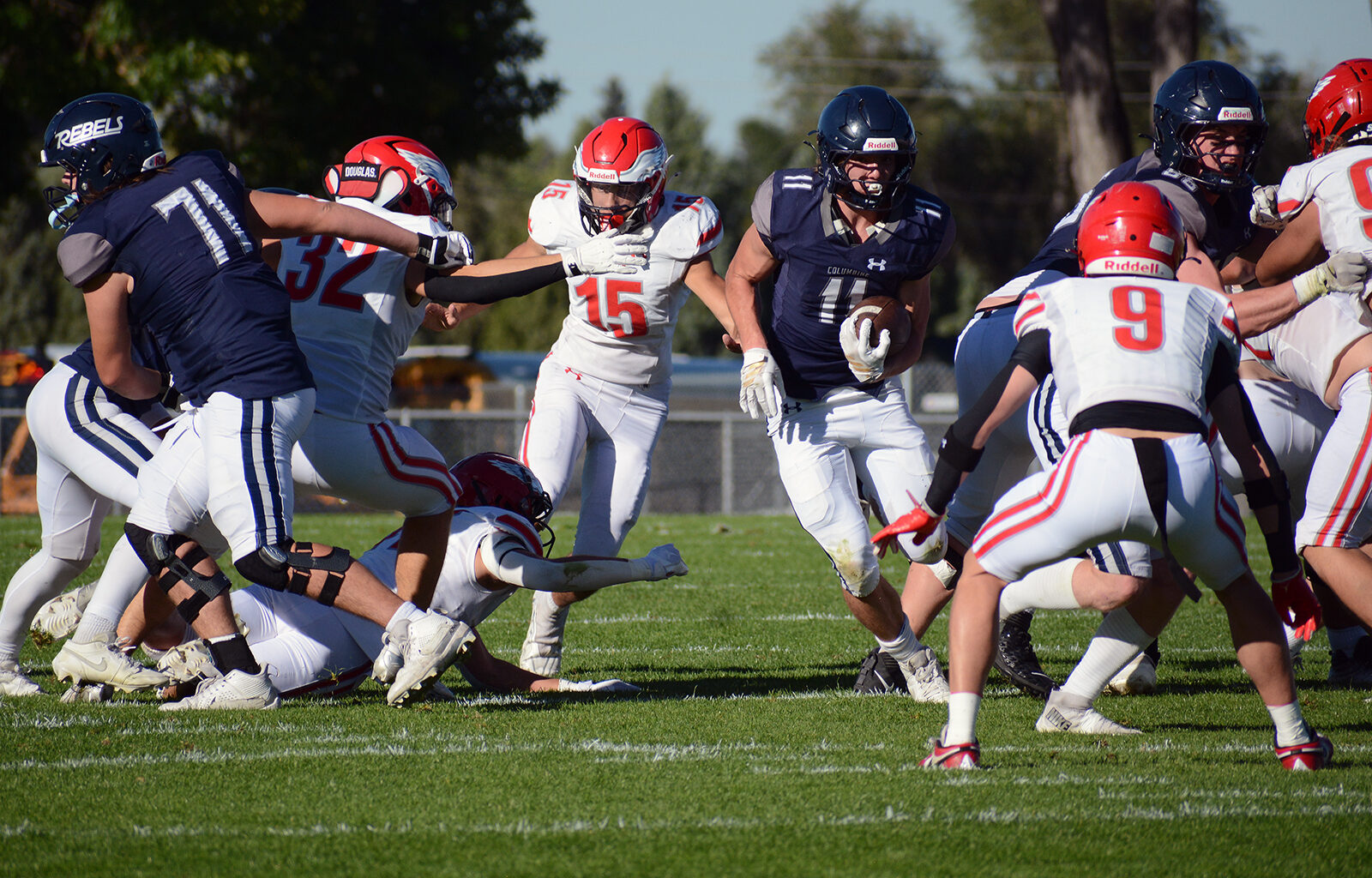 Columbine football blocks Heritage from road victory at Jeffco Stadium