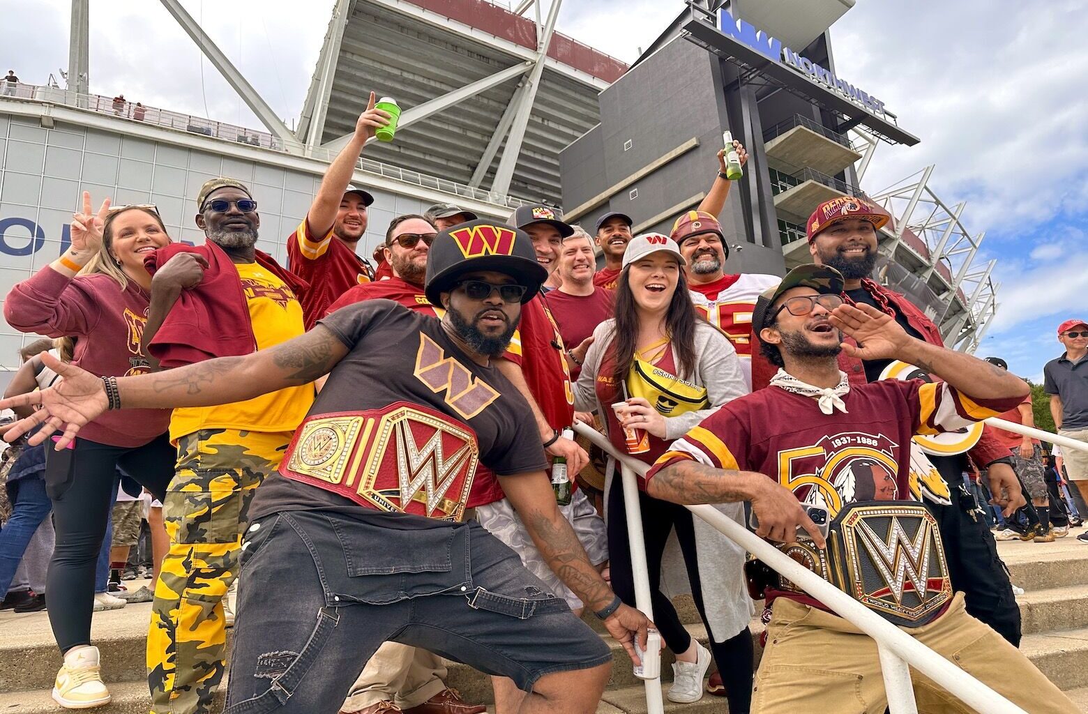 ‘They’re setting it on fire’: Commanders fans celebrate Week 1 win against Giants