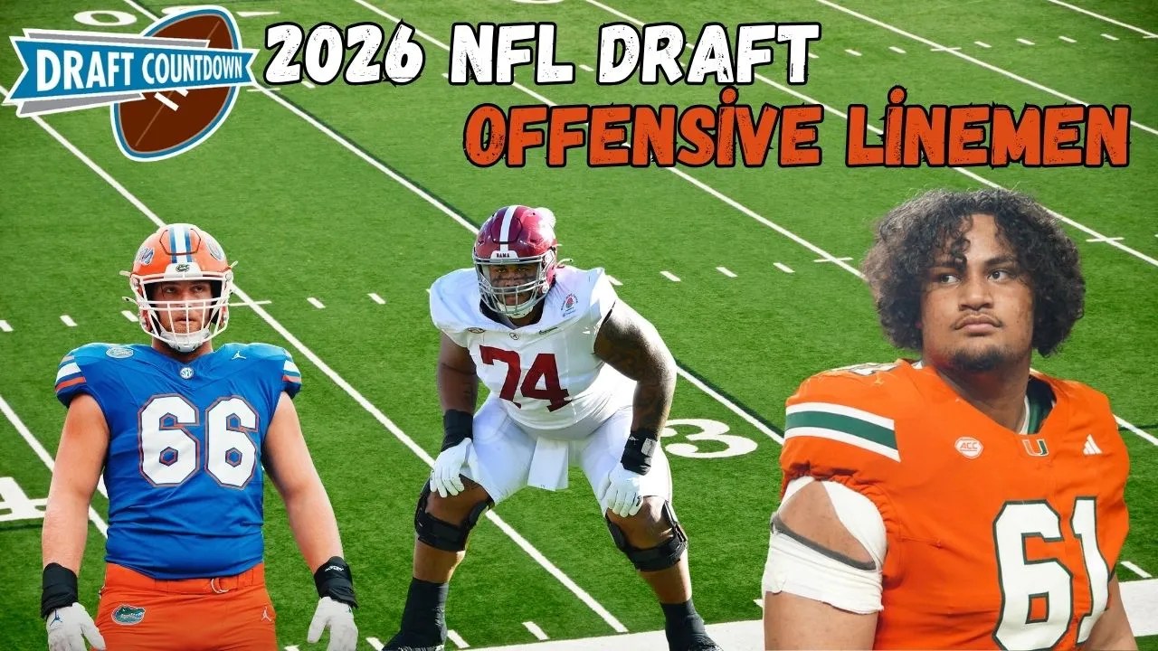 FIRST LOOK: Top 15 2026 NFL Draft Offensive Linemen!