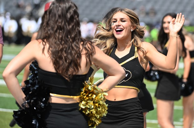 The CU Dance Team performed at the Colorado Buffaloes and...