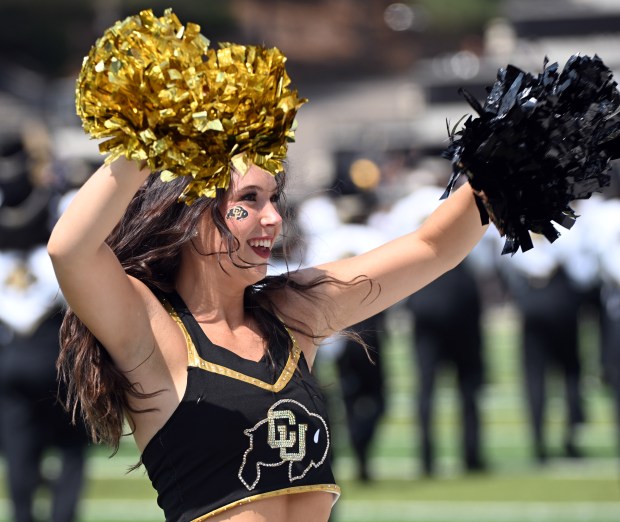 The CU Dance Team performed at the Colorado Buffaloes and...