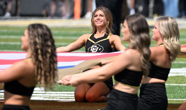 The CU Dance Team performed at the Colorado Buffaloes and...