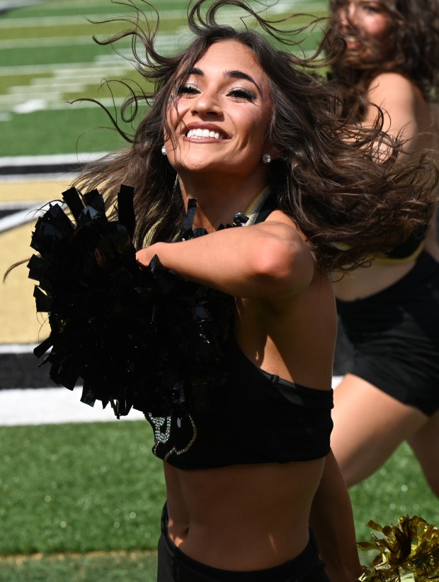 The CU Dance Team performed at the Colorado Buffaloes and...
