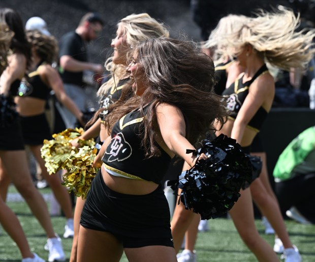 The CU Dance Team performed at the Colorado Buffaloes and...