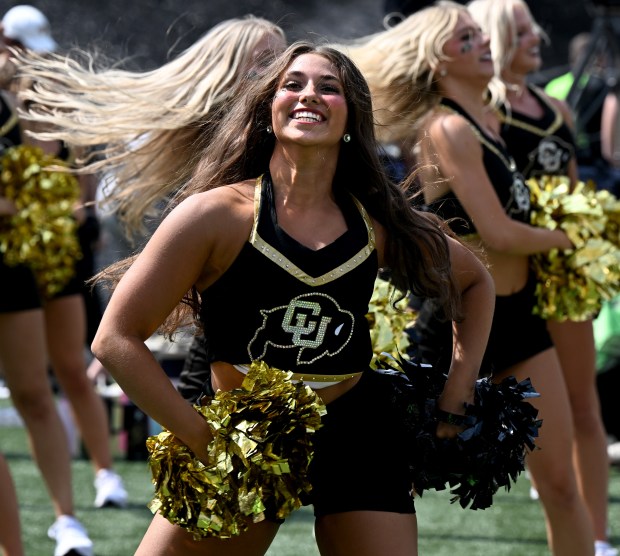 The CU Dance Team performed at the Colorado Buffaloes and...