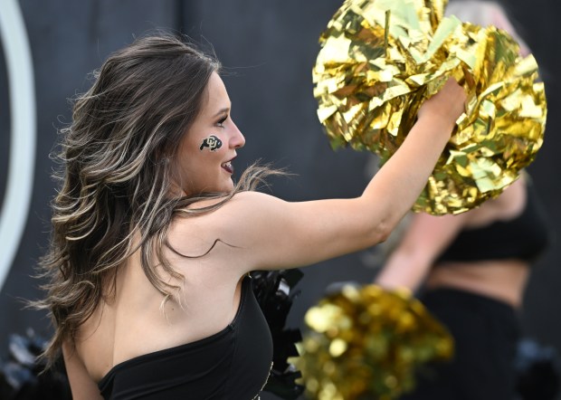 The CU Dance Team performed at the Colorado Buffaloes and...