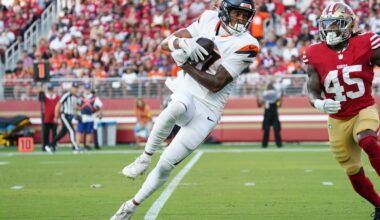 Denver Broncos traded Devaughn Vele to the New Orleans Saints.